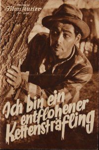9s279 I AM A FUGITIVE FROM A CHAIN GANG Austrian program '33 different images of Paul Muni!