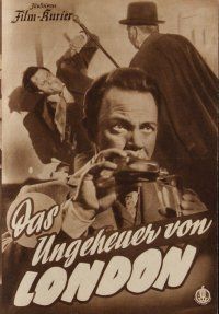 9s296 SON OF DR. JEKYLL Austrian program '53 Louis Hayward was a monster, different images!