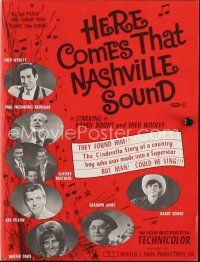 9s323 COUNTRY BOY pressbook R70 Here Comes That Nashville Sound, country music!