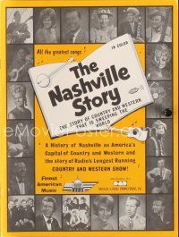 9s361 NASHVILLE STORY pressbook '70s Tennessee country western music stars!