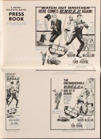 9s365 ONE SPY TOO MANY pressbook '66 Robert Vaughn, David McCallum, The Man from UNCLE!