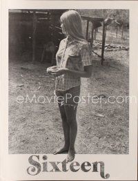 9s383 SIXTEEN pressbook '73 pretty innocent Simone Griffeth learned everything the hard way!