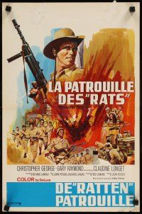 9t718 MASSACRE HARBOR Belgian '68 hit & run heroes from TV's Rat Patrol on big screen!