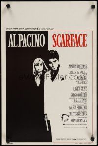 9t770 SCARFACE Belgian '83 Al Pacino as Tony Montana, Michelle Pfeiffer, Brian De Palma!