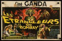 9t779 STRANGLERS OF BOMBAY Belgian '60 Guy Rolfe, directed by Terence Fisher, Hammer!