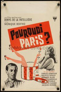 9t802 WHY PARIS Belgian '62 Pourquoi Paris?, Monique Bertho, French sex!