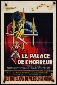 9t803 WICKED WICKED Belgian '73 wild different horror art of puppet master!