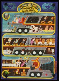 9t180 BIG BUS Czech 11x16 '78 Meisner art, the first disaster movie where everyone dies laughing!