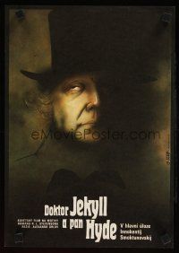9t230 STRANGE CASE OF DR. JEKYLL & MR. HYDE Czech 11x16 '87 Orlov, great Vlach sci-fi horror art!