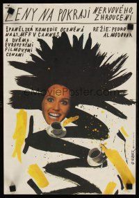 9t238 WOMEN ON THE VERGE OF A NERVOUS BREAKDOWN Czech 11x16 '89 directed by Pedro Almodovar!
