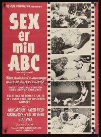 9t376 ALLEY CATS Danish '68 Anne Arthur, Radley Metzger directed sex & violence!