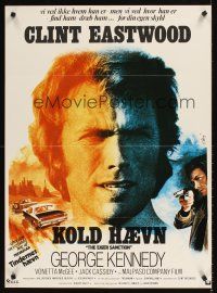 9t403 EIGER SANCTION Danish '75 Clint Eastwood's job was to find him & kill him, Mascii art!