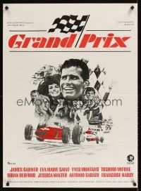 9t414 GRAND PRIX Danish R70s Formula One race car driver James Garner, artwork by Howard Terpning!