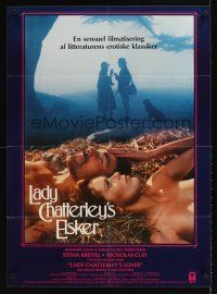 9t427 LADY CHATTERLEY'S LOVER Danish '81 D.H. Lawrence, sexy Sylvia Kristel in the hay!
