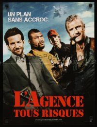 9t486 A-TEAM teaser French 15x21 '10 Liam Neeson, Bradley Cooper, Jessica Biel, Rampage Jackson!