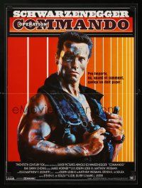 9t502 COMMANDO French 15x21 '85 Arnold Schwarzenegger is going to make someone pay!