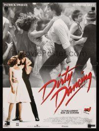 9t509 DIRTY DANCING French 15x21 '87 classic images of Patrick Swayze & Jennifer Grey dancing!