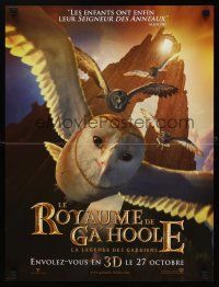 9t541 LEGEND OF THE GUARDIANS: THE OWLS OF GA'HOOLE advance French 15x21 '10 Zack Snyder!