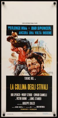 9t314 BOOT HILL Italian locandina '69 Woody Strode, art of Terence Hill & Bud Spencer by Gasparri!