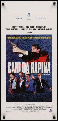 9t351 RESERVOIR DOGS Italian locandina '93 Quentin Tarantino, Harvey Keitel, Buscemi, Chris Penn!