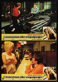 9t260 EXCESS BAGGAGE set of 4 Spanish 18x26s '97 Alicia Silverstone, Benicio Del Toro, Connick Jr!