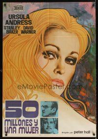 9t250 PERFECT FRIDAY Spanish '70 Jano art of super sexy Ursula Andress!