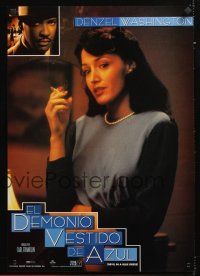 9t258 DEVIL IN A BLUE DRESS set of 4 Spanish 18x26s '95 Denzel Washington, sexy Jennifer Beals!