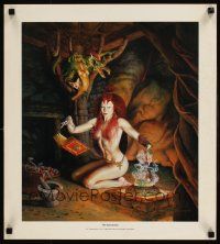 9w125 SORCERESS signed & numbered 172/500 18x20 art print '86 by artist Morill!