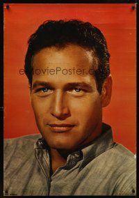9w164 PAUL NEWMAN Italian commercial poster '69 great close-up of Newman!