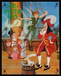 9w307 PETER PAN commercial poster '70s Walt Disney animated cartoon fantasy classic!