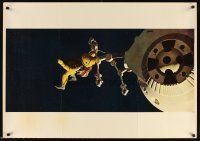 9w270 2001: A SPACE ODYSSEY color ItalUS 27.5x39.25 still '68 Stanley Kubrick, image of astronaut!