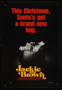 9w423 JACKIE BROWN mini poster '97 Quentin Tarantino, Santa's got a brand new bag!