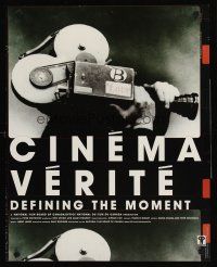 9w387 CINEMA VERITE: DEFINING THE MOMENT Canadian special 20x25 '00 cool image of old camera!