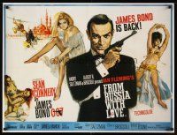 9w659 FROM RUSSIA WITH LOVE REPRODUCTION English British quad '80s Sean Connery as James Bond 007!
