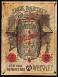 9w072 JACK DANIEL'S OLD TIME DISTILLERY 24x32 advertising poster '80s old no.7 whiskey!
