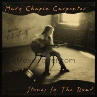 9w057 MARY CHAPIN CARPENTER: STONES IN THE ROAD signed 24x24 music poster '94 by Carpenter!