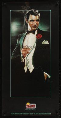 9w195 NOSTALGIA MERCHANT video special 20x40 '86 cool Drew Struzan art of smoking Cary Grant!