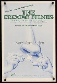 9w447 PACE THAT KILLS special 16x24 R73 cocaine drug classic, Grossman art, The Cocaine Fiends!