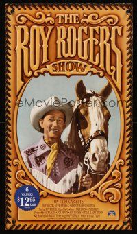 9w463 ROY ROGERS SHOW video special 13x23 R90 photo of Roy Rogers & Trigger!
