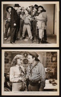 9y934 BOWERY BUCKAROOS 2 8x10 stills '47 Leo Gorcey & Bowery Boys w/Huntz Hall in wacky western!
