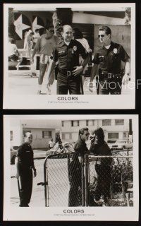 9y823 COLORS 3 8x10 stills '88 Sean Penn & Robert Duvall as cops, directed by Dennis Hopper!