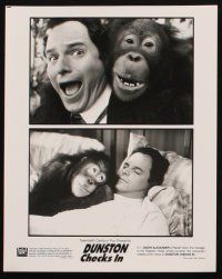 9y735 DUNSTON CHECKS IN 4 8x10 stills '95 Jason Alexander, Faye Dunaway, wacky orangutan!