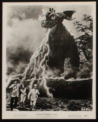 9y738 FRANKENSTEIN CONQUERS THE WORLD 4 8x10 stills '66 cool images of monsters terrorizing people!