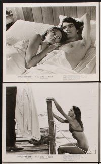 9y652 GIRL IN BLUE 6 8x10 stills '74 great images of sexy Maud Adams & David Selby!