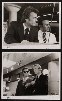 9y615 MAGNUM FORCE 7 8x10 stills '73 great images of Clint Eastwood as Dirty Harry, snipes on back!