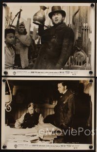 9y757 MOBY DICK 4 8x10 stills '56 John Huston, Gregory Peck, Friedreich Ledebur as Queeqeg!