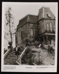 9y772 PSYCHO III 4 8x10 stills '86 Anthony Perkins as Norman Bates, cool image of the house!