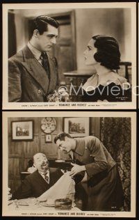 9y891 ROMANCE & RICHES 3 8x10 stills '37 young Cary Grant with Mary Brian & two guys!