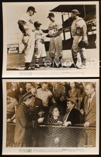 9y774 ROOGIE'S BUMP 4 8x10 stills '54 real life Brooklyn Dodgers baseball including Roy Campanella!