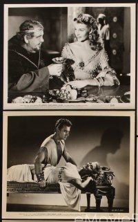 9y704 SALOME 5 8x10 stills '53 beautiful Rita Hayworth, Charles Laughton, Stewart Granger